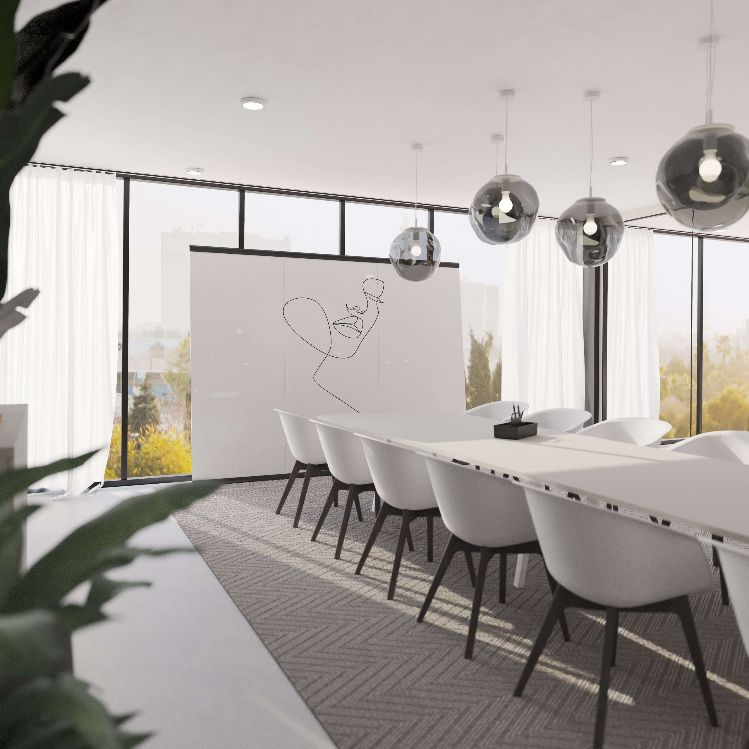 Chameleon Lean Wall – aanzicht 1