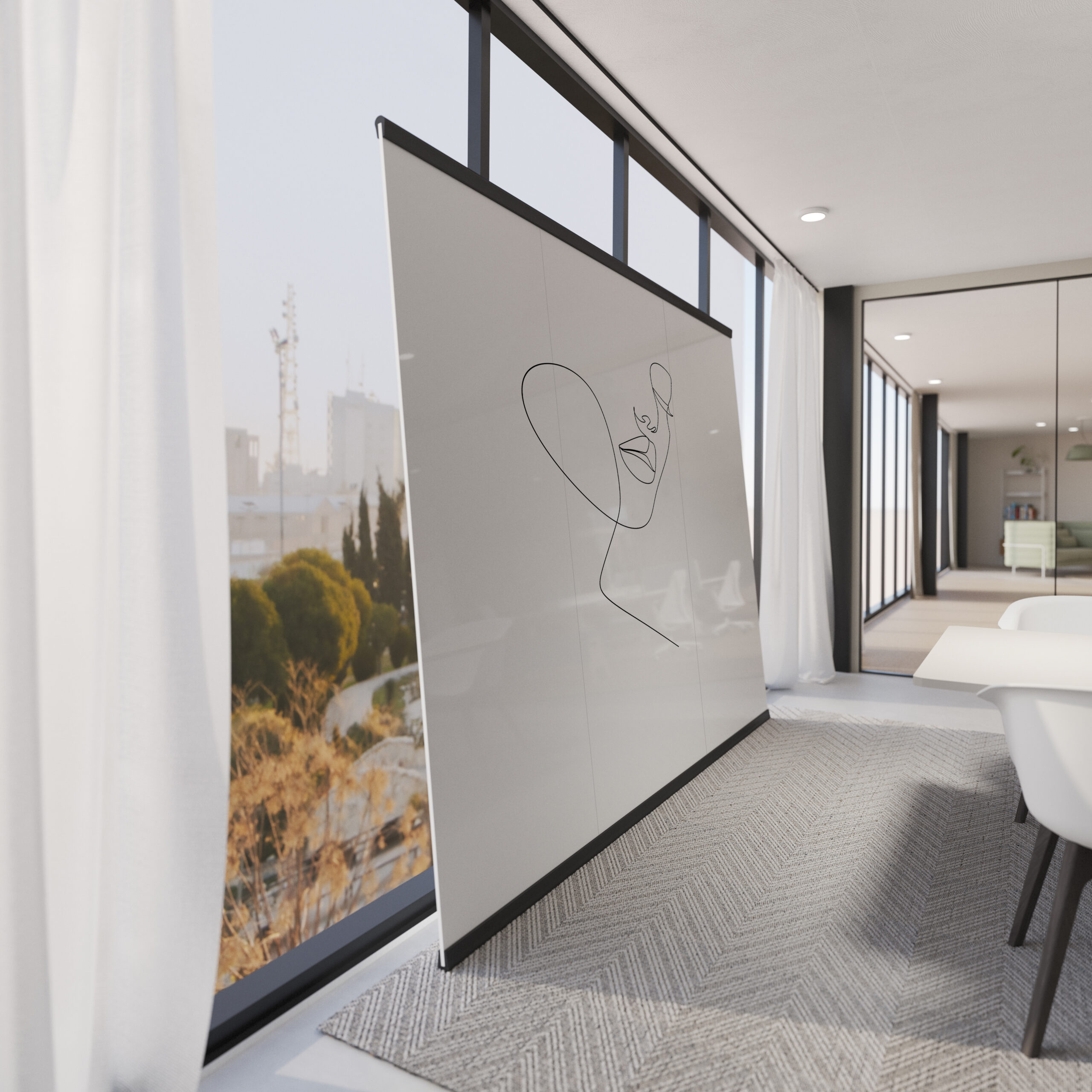 Chameleon Lean Wall – aanzicht 2