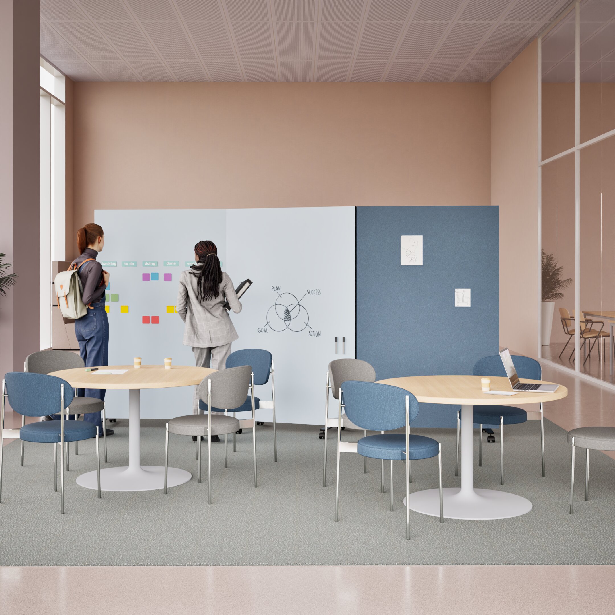 Harmonica Workwall – frontaal vierkant