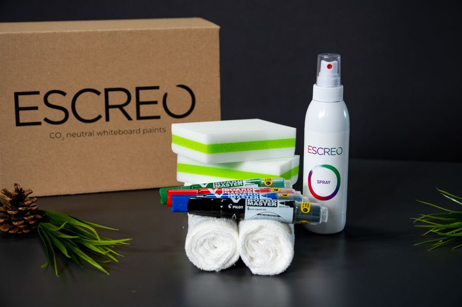 Escreo stiften, reinigers en sets